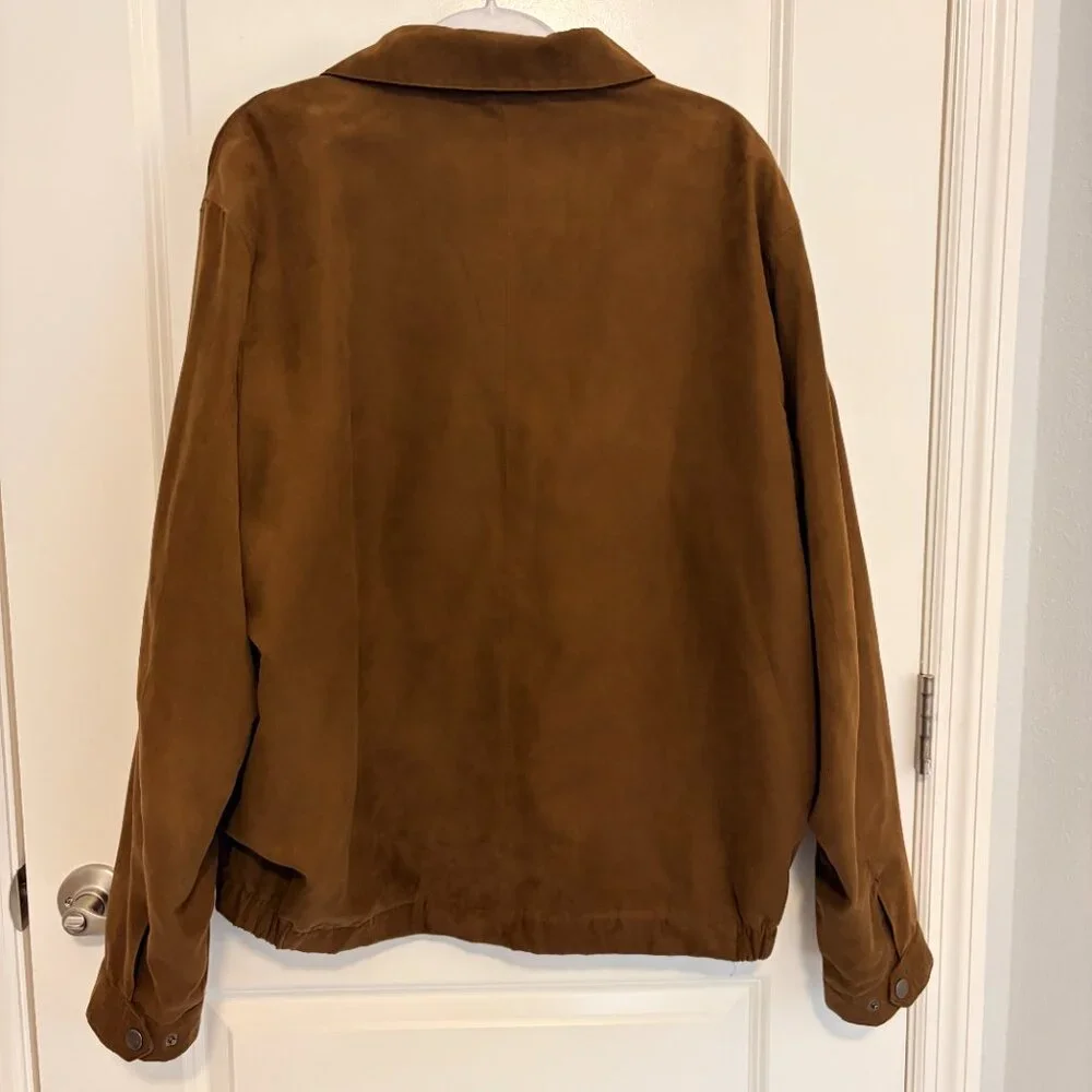 Weatherproof Faux Suede Jacket XL Brown